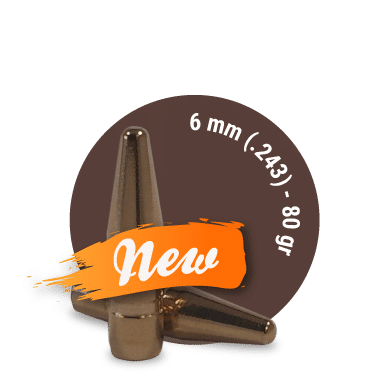 Fox Target 6 mm (.243) – 80 gr 100 stk