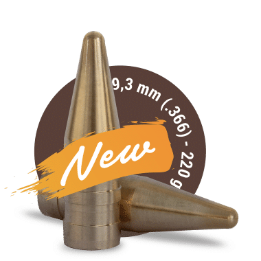 Fox Target 9,3 mm (.366) - 220 gr - 50 stk