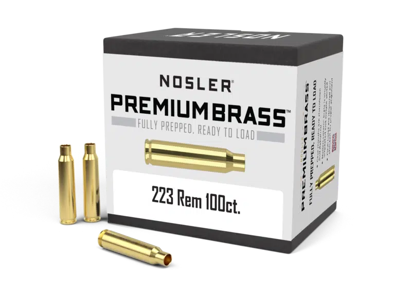 Nosler 223 Rem Premium Brass (100 stk)