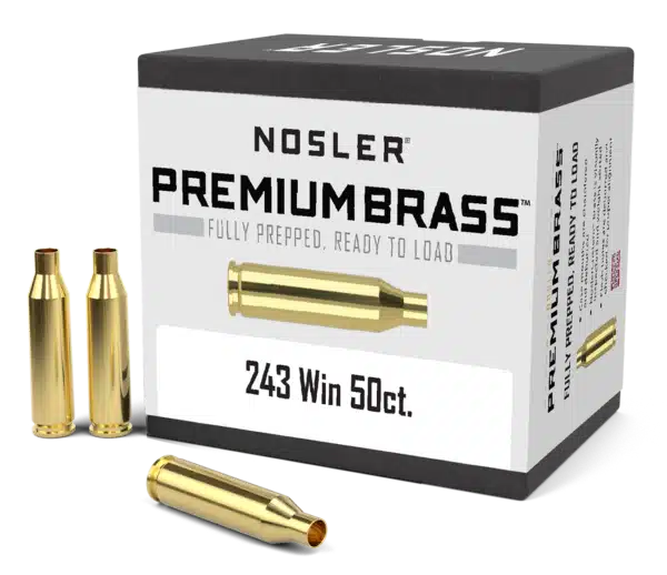 Nosler 243 Win Premium Brass (50 stk)