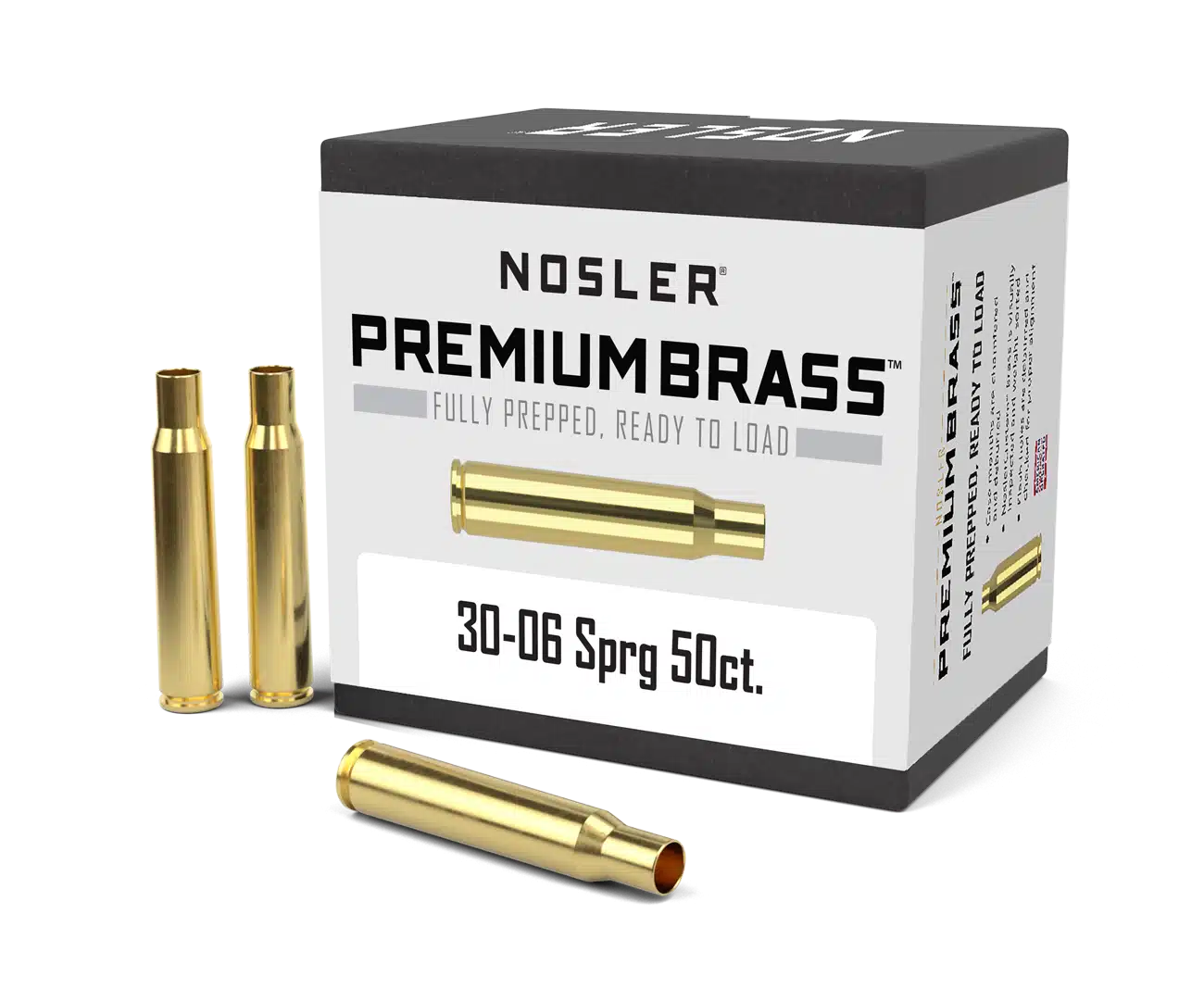 Nosler 30-06 Springfield Premium Brass (50 stk)