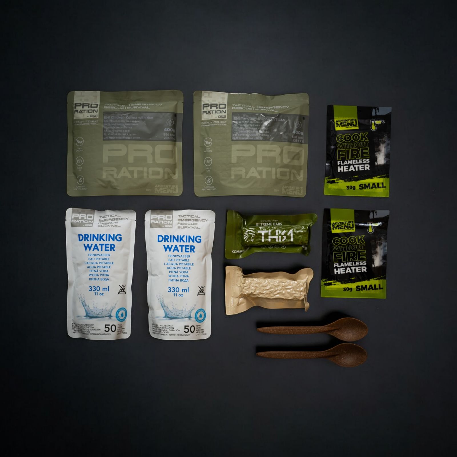Pro-Ration Emergency Pack MENU V