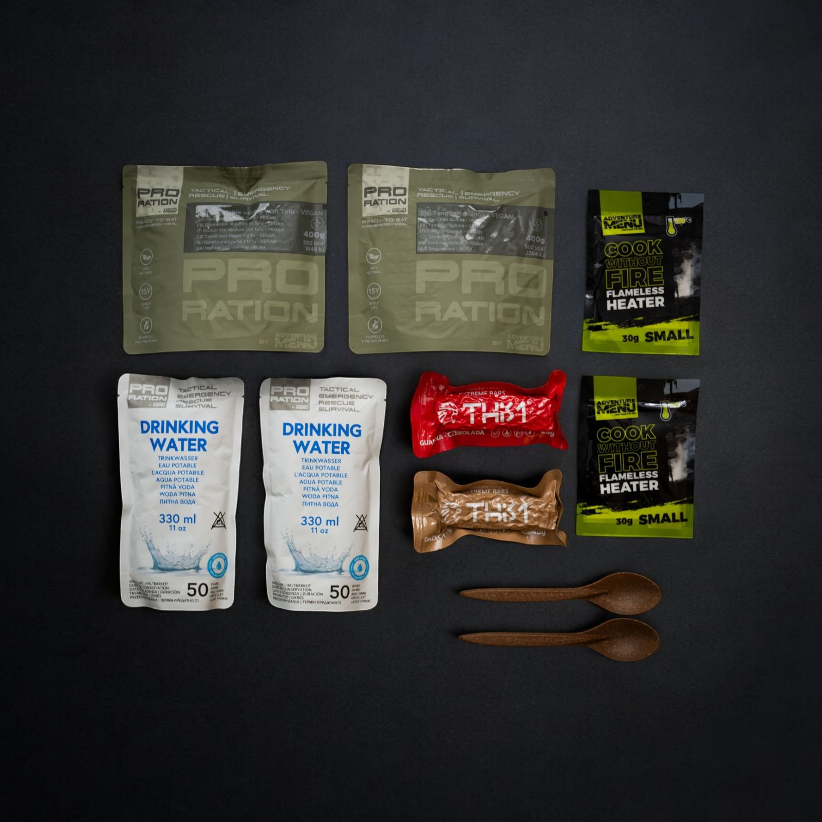 Pro-Ration Emergency Pack MENU VEGE