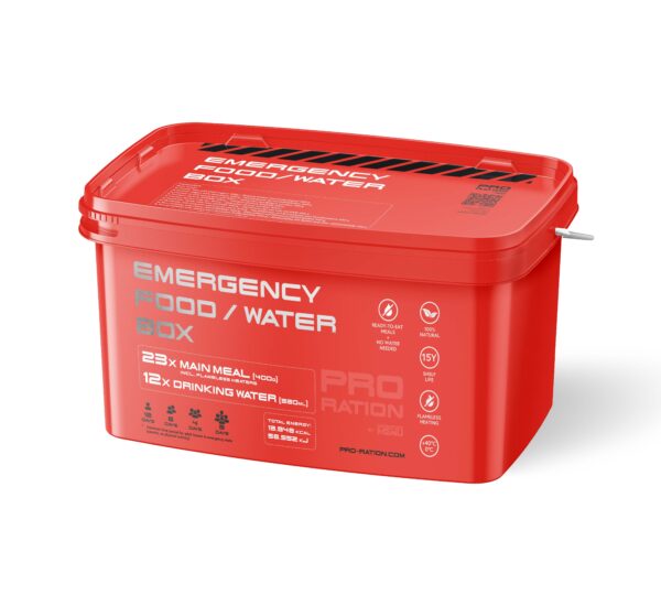 Pro-Ration emergency food/water box