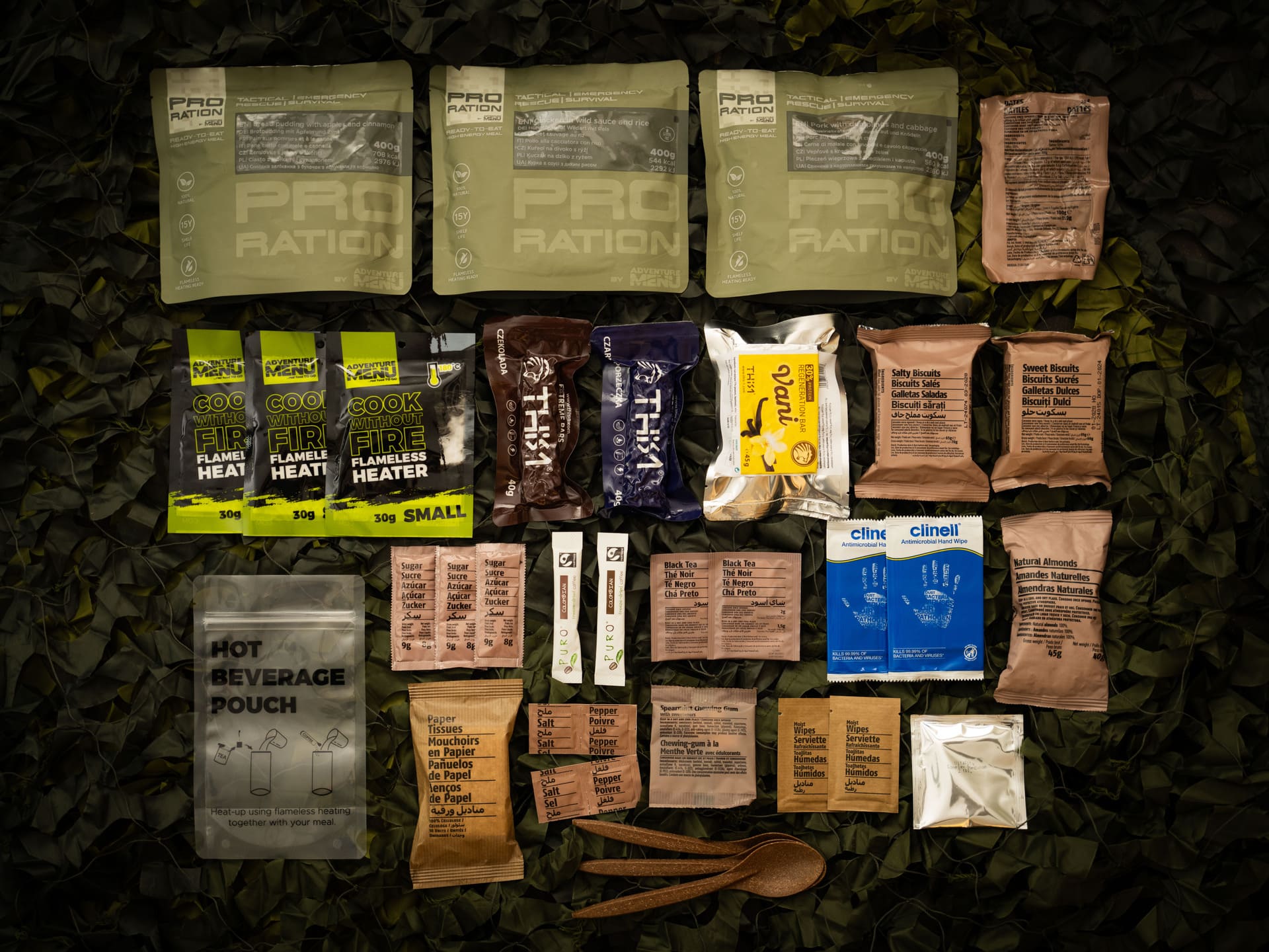 Pro-Ration Ultimate Tactical Rations FULL DAY menu I