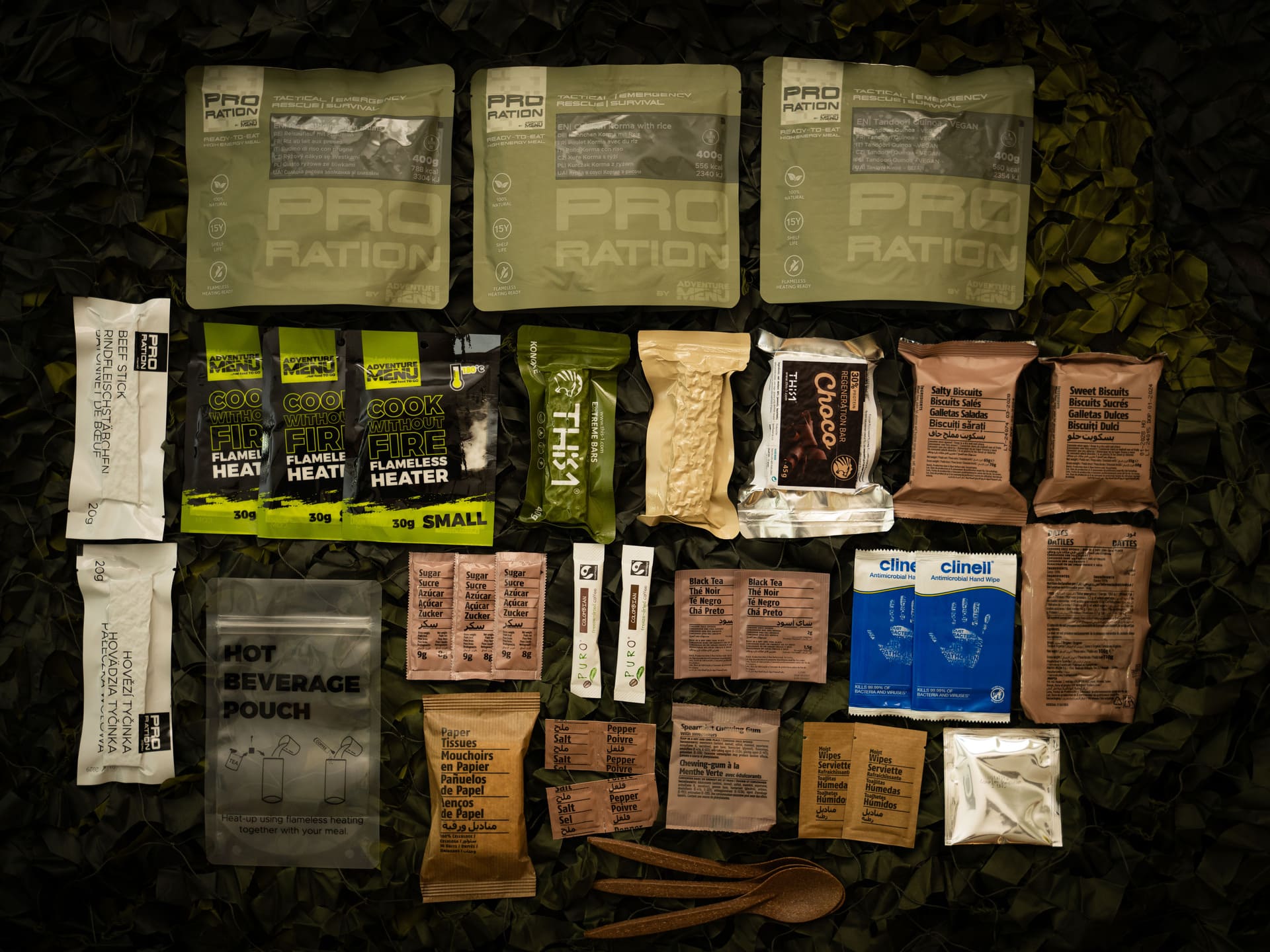 Pro-Ration Ultimate Tactical Ration FULL DAY MENU IV