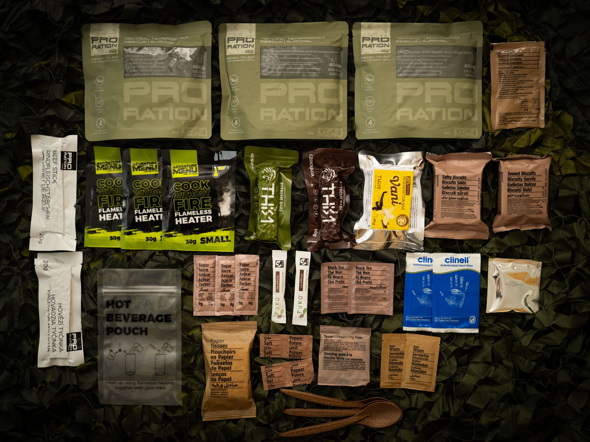 Pro-Ration Ultimate Tactical Ration FULL DAY MENU V