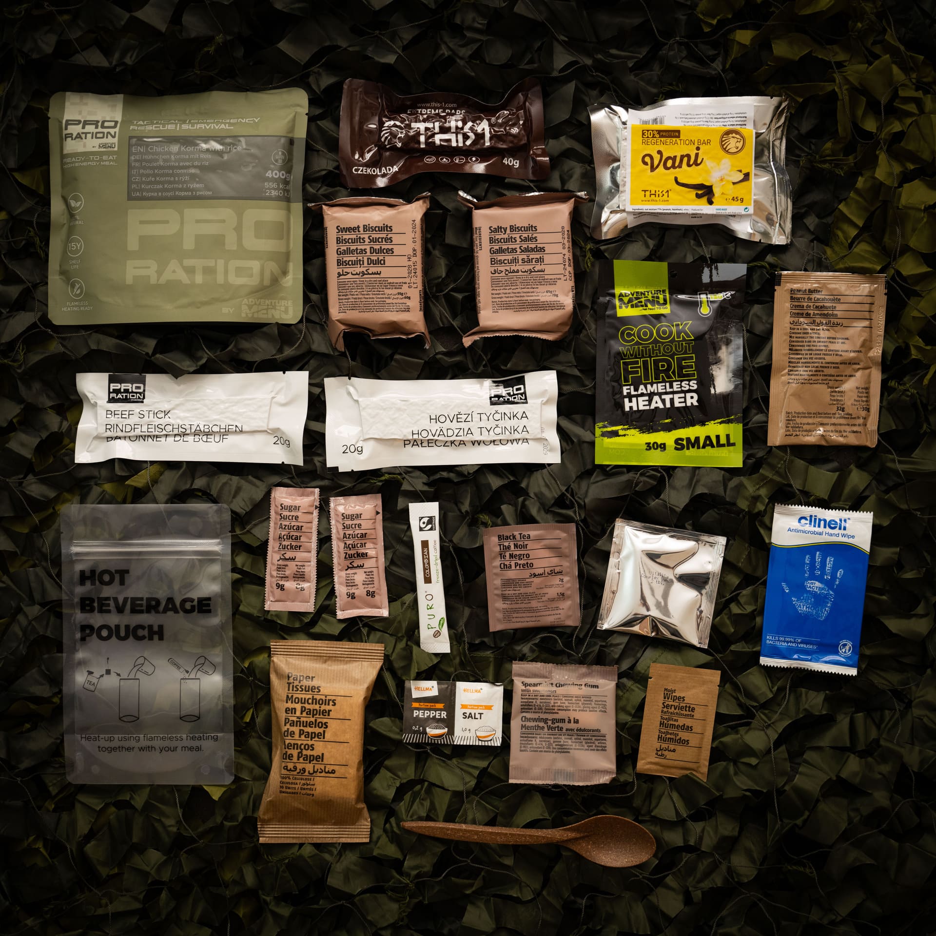 Pro-Ration Ultimate Tactical Ration HALF DAY MENU I