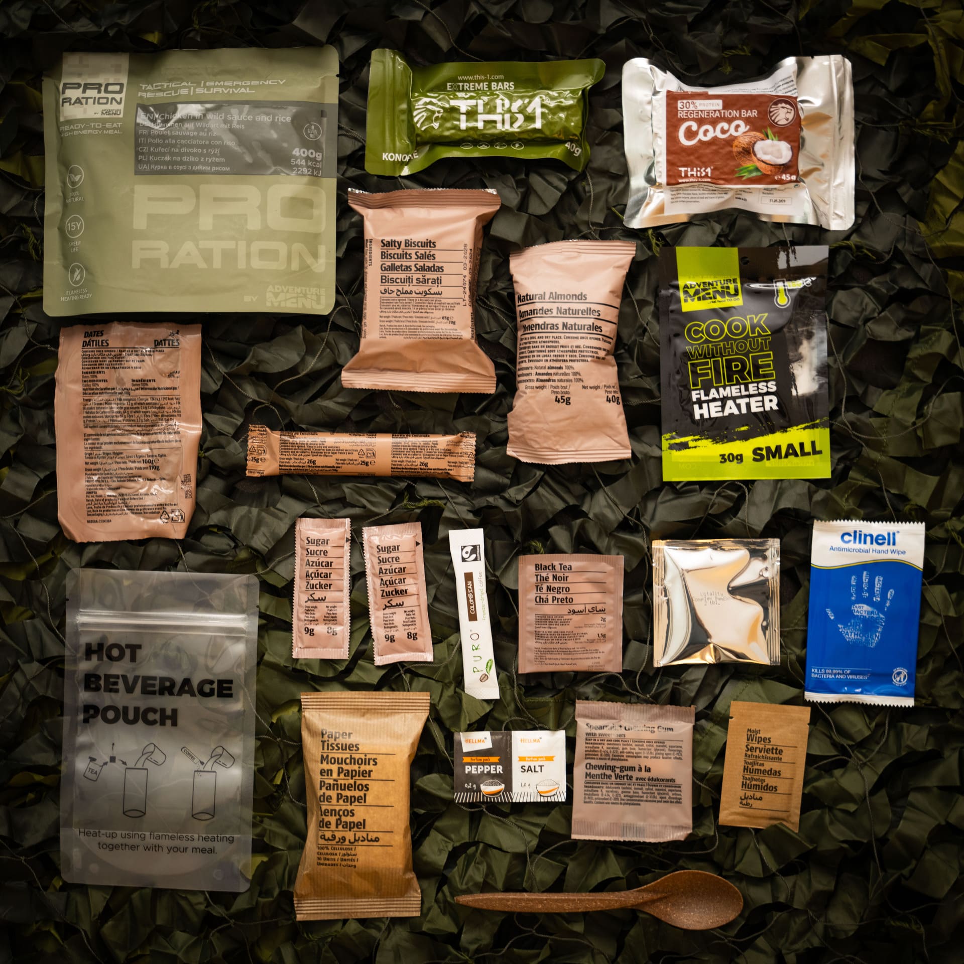 Pro-Ration Ultimate Tactical Ration HALF DAY MENU III