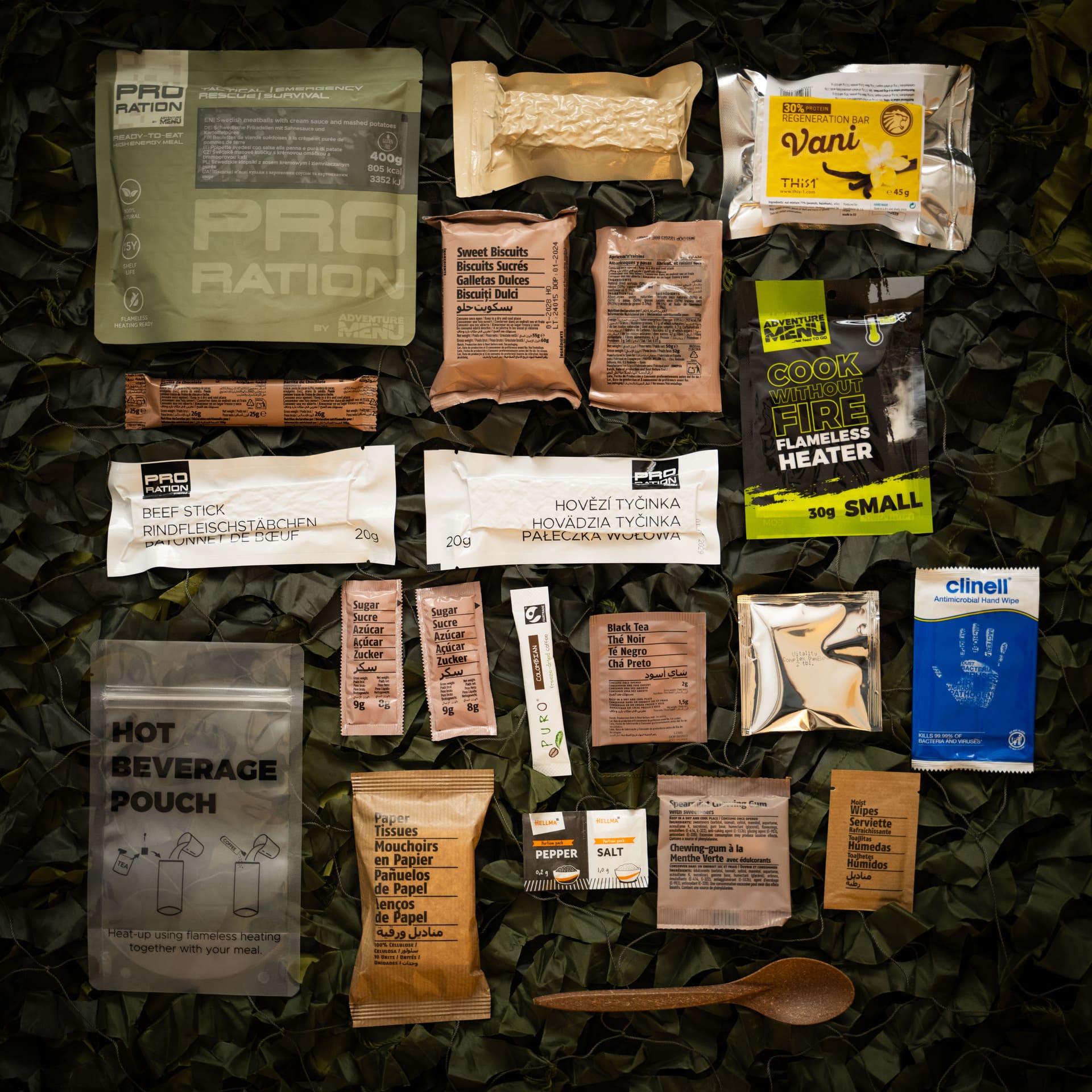 Pro-Ration Ultimate Tactical Ration HALF DAY MENU V