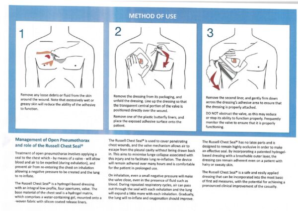 Safeguard Medical Russell Chest Seal