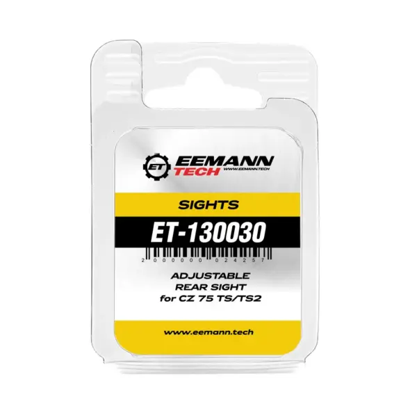 Eemann Tech Adjustable Rear Sight For CZ 75 TS/TS2