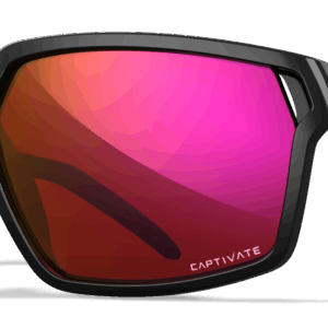 Wiley X SIERRA - Lentilă: CAPTIVATE™ Oglindă roșie Ramă: Negru lucios