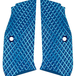 Lok Grips CZ Palm Swell LOK Jaws Aluminum - Bl&aring;, Full size - no magwell