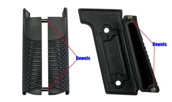 Lok Grips Walther Q5 | Q4 | PDP Compact Steel Frame Thin Veloce