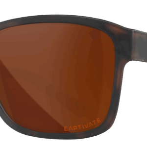 Wiley X Trek - Ochelari de soare: CAPTIVATE™ Polaroid Cupru Ramă: Maro mat