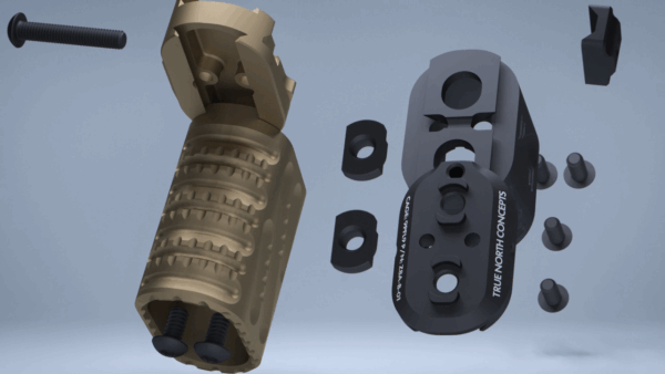 Zero-8 V2 Multi-Angle Grip – MLok – S-Grip