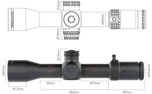 Delta Stryker HD 3.5-21×44 FFP