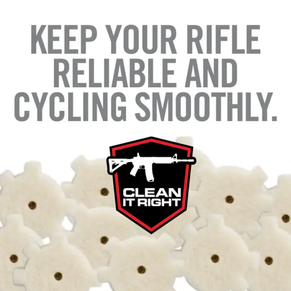 Real Avid AR15 Star Chamber Cleaning Pads - Billede 2