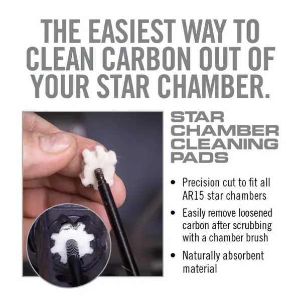 Real Avid AR15 Star Chamber Cleaning Pads - Billede 6
