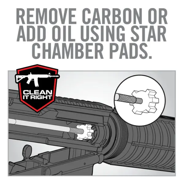 Real Avid AR15 Star Chamber Cleaning Pads - Billede 5