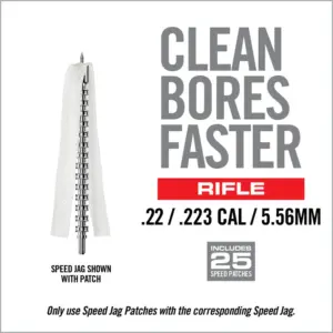 Real Avid Bore-Max Speed Jag & Patches - .22 / .223 CAL / 5.56MM