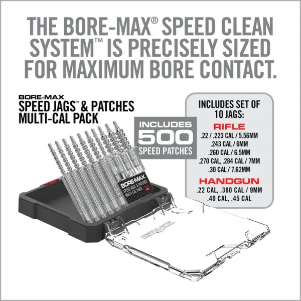 Real Avid Bore-Max Speed Jags & Patches Multi-Cal Pack - Billede 12