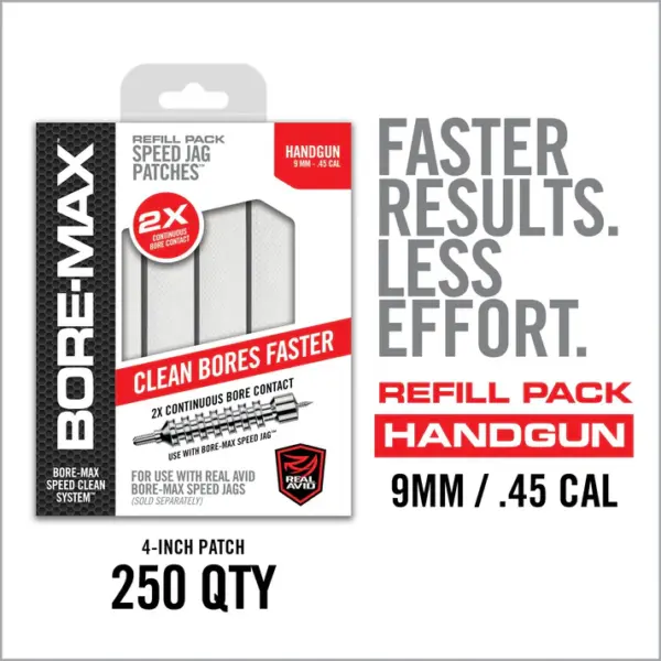 Real Avid Bore-Max Speed Jag Patches Refill - Billede 6