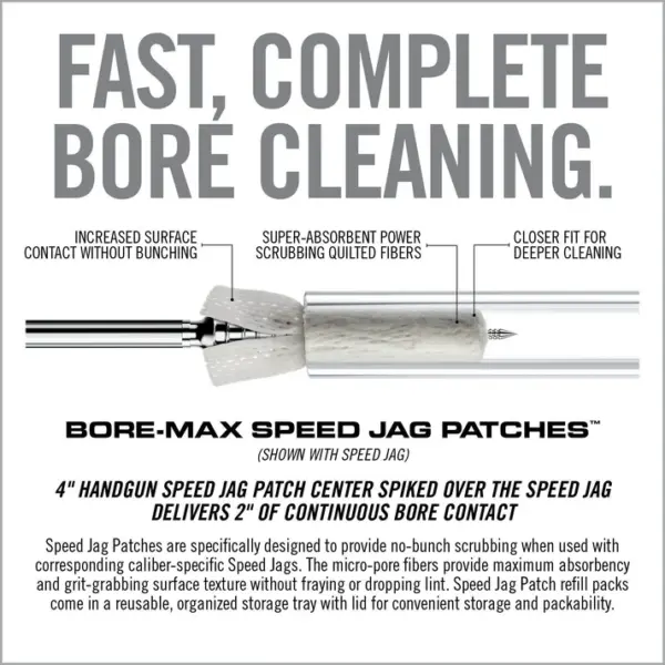 Real Avid Bore-Max Speed Jag Patches Refill - Billede 4