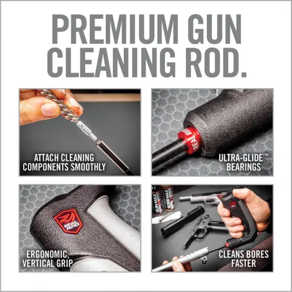 Real Avid Bore-Max Smart Rod – .22 – .45 cal 9″ Carbon Fiber - Billede 9