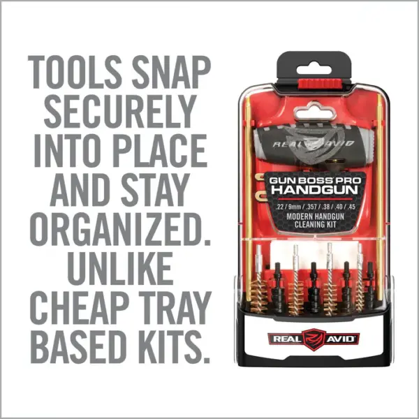 Real Avid Gun Boss Pro - Handgun Cleaning Kit - Billede 11