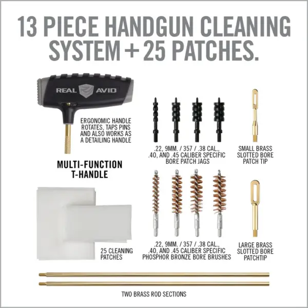 Real Avid Gun Boss Pro - Handgun Cleaning Kit - Billede 7