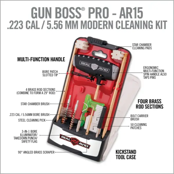 Real Avid Gun Boss Pro - AR15 Cleaning Kit - Billede 13