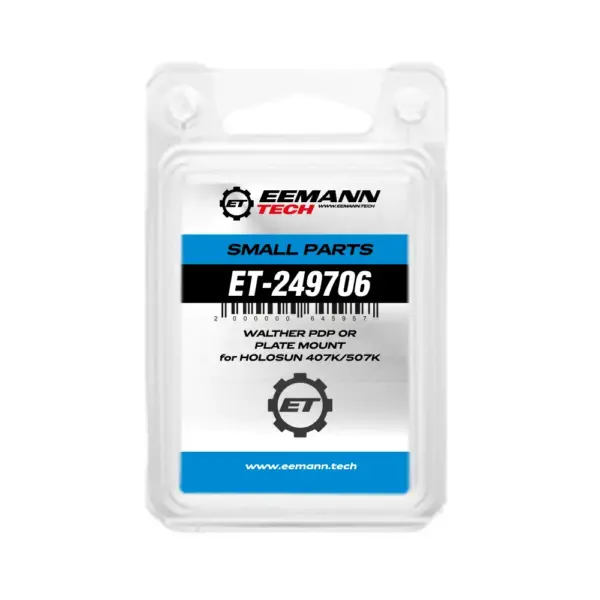 Eemann Tech WALTHER PDP OR Plate Mount for Holosun 407K/507K