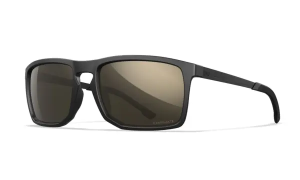 Wiley X Axe - Glas: CAPTIVATE™ Polaroid Tungsten Spejl Stel: Mat Sort