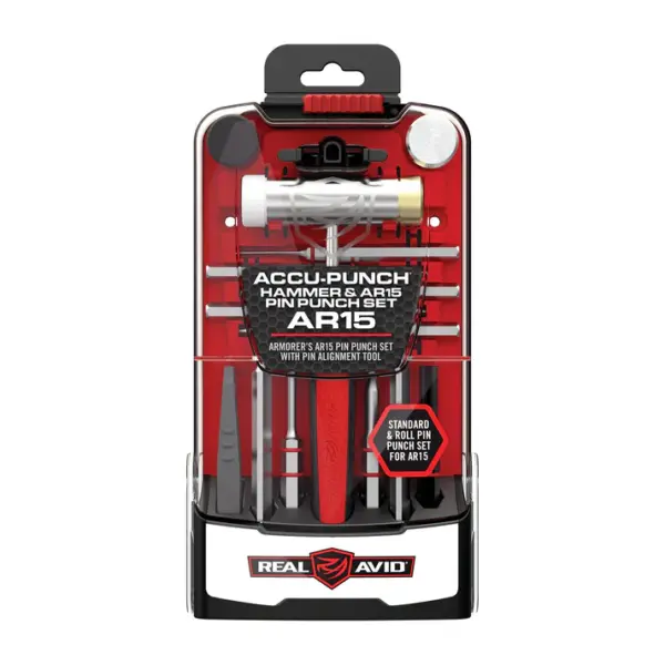 Real Avid Accu-Punch Hammer & AR15 Pin Punch Set