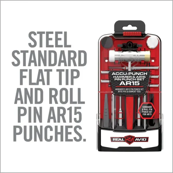 Real Avid Accu-Punch Hammer & AR15 Pin Punch Set - Billede 8