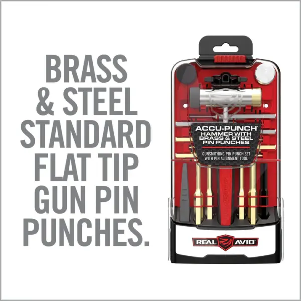 Real Avid Accu-Punch Hammer & Pin Punch Set - Brass - Billede 8