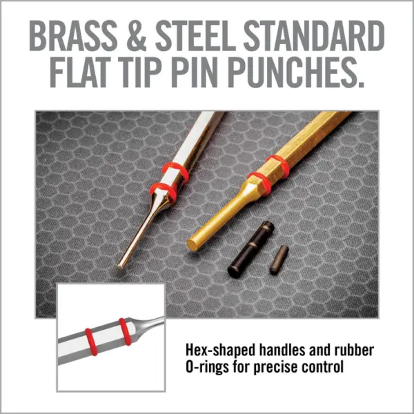 Real Avid Accu-Punch Hammer & Pin Punch Set - Brass - Billede 5