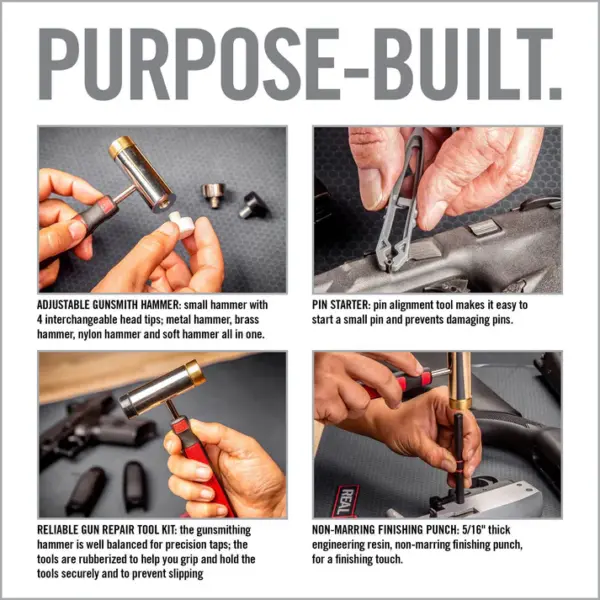 Real Avid Accu-Punch Hammer & Roll Pin Punch Set - Billede 10
