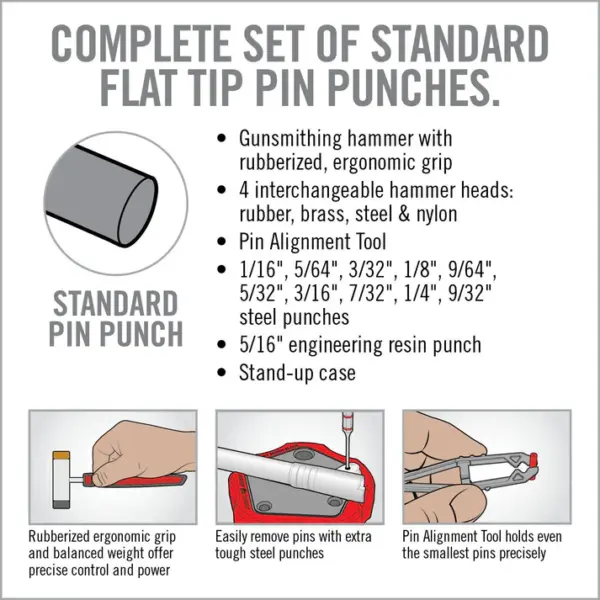 Real Avid Accu-Punch Hammer & Punches - Billede 2