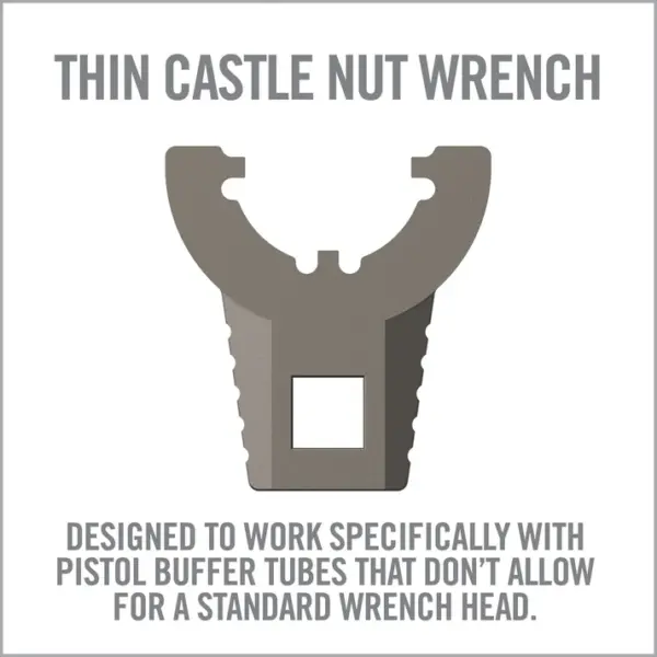 Real Avid Master-Fit Thin Castle Nut Wrench - Billede 2