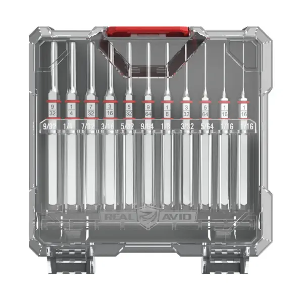 Real Avid Accu-Punch 11-Piece Standard Pin Punch Set 