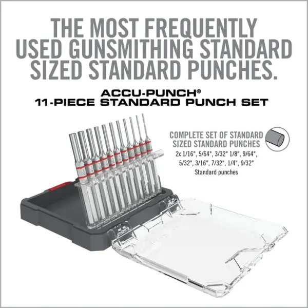 Real Avid Accu-Punch 11-Piece Standard Pin Punch Set  - Billede 6