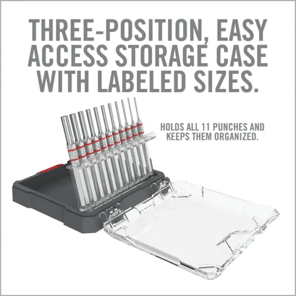 Real Avid Accu-Punch 11-Piece Standard Pin Punch Set  - Billede 3