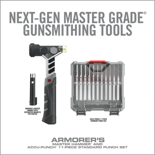Real Avid Armorer’s Master Hammer and Accu-Punch Standard Pin Punch Set - Billede 9
