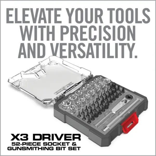 Real Avid X3 Driver 52-Piece Socket & Gunsmithing Bit Set - Billede 8
