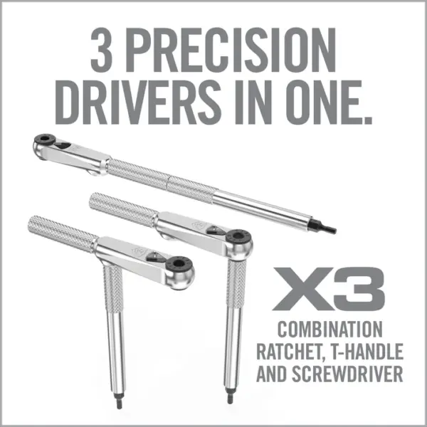 Real Avid X3 Driver 52-Piece Socket & Gunsmithing Bit Set - Billede 5