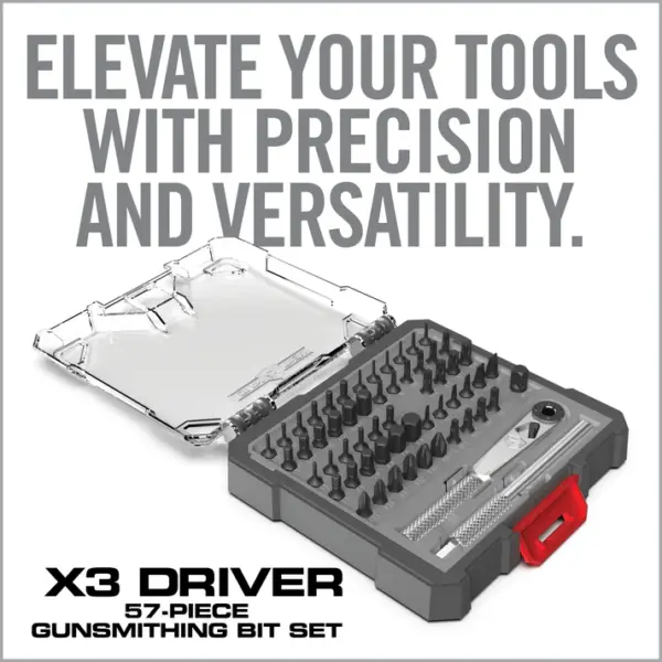 Real Avid X3 Driver 57-Piece Gunsmithing Bit Set - Billede 8