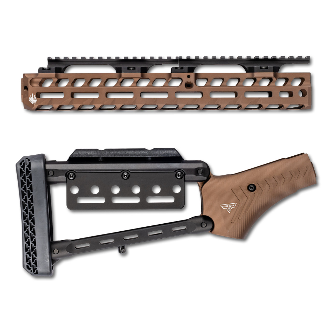Ranger Point Precision Costa Henry Handguard Pistol Grip Stock Set (Root Beer)